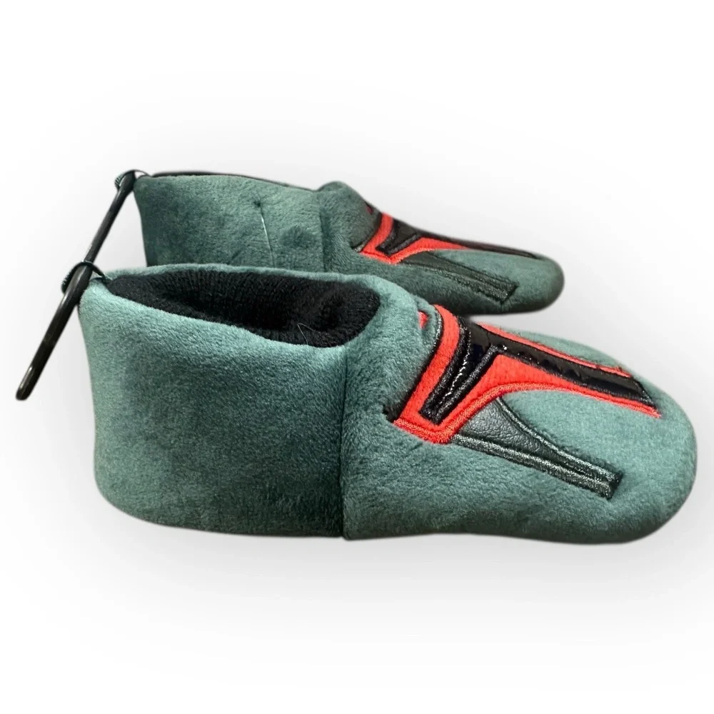 NWT Disney Boba Fett Star Wars Theme Indoor Unisex Slippers Novelty Size Small 5
